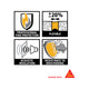 Sika Firerate Acrylic Sealant 310ml Grey Fire Resistance Weatherproof
