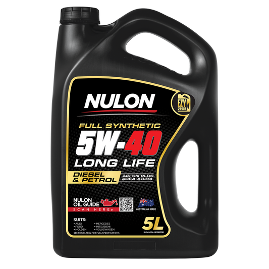 Nulon Full Synthetic Engine Oil - 5L 5W-40 Long Life - High Performance - Auzzistore