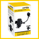 Antsig 2 in 1 Car Phone Mount - Adjustable Cradle - Suction & Vent Mount - 4" to 7"