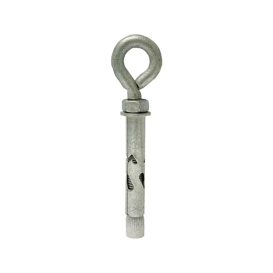 Macsim Eye Bolt Head - 10 x 70mm - 5.8 Grade Steel - Galvanised - 2 Pack - Auzzistore