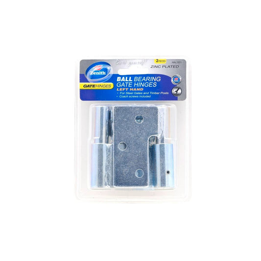 Zenith Gate Hinges - Zinc Plated - 2 Pack - Steel - Durable Design