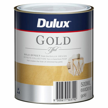 Dulux Design Gold Effect Paint 5L - Water Based - Shimmering Finish