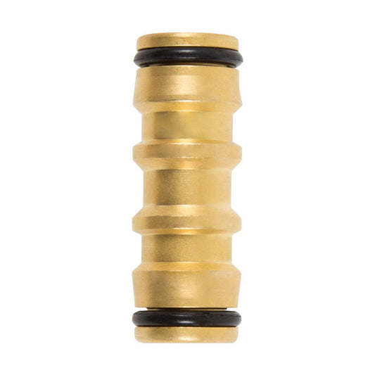 Nylex 12mm Brass Hose Connector Coupler - Durable Solid Brass - 2 Pack - Auzzistore