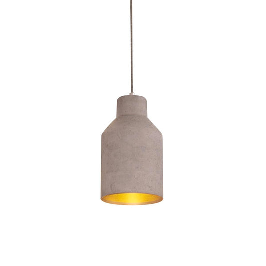 Home Design Teramo Concrete Pendant - 145mm - Grey Concrete - Stylish Look