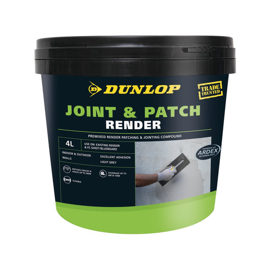 Dunlop Render Joint and Patch 4L Jointing Patching Mortar Easy Apply - Auzzistore