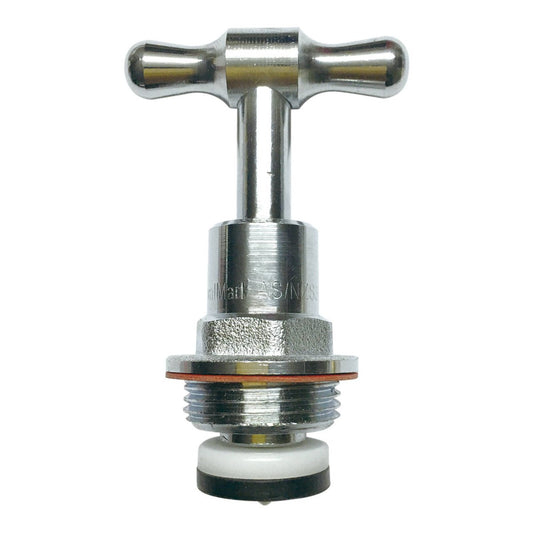 Kinetic 20mm Chrome Garden Tap Top Assembly - Lead-Free Brass - Leak-Proof - Auzzistore