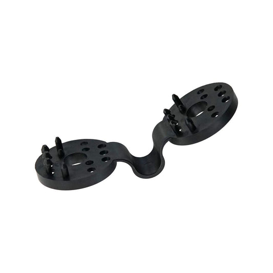Coolaroo Shade Cloth Round Clips - 12 Pack - 120mm x 12mm - Black - Heavy-Duty