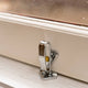 Taskmaster Chrome Plated Awning Window Catch - Solid Brass - 25mm x 70mm