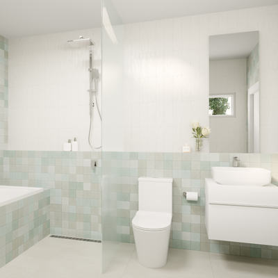 Mondella Chrome Overture Shower Wall Mixer - 75mm x 140mm x 195mm - Lead Free