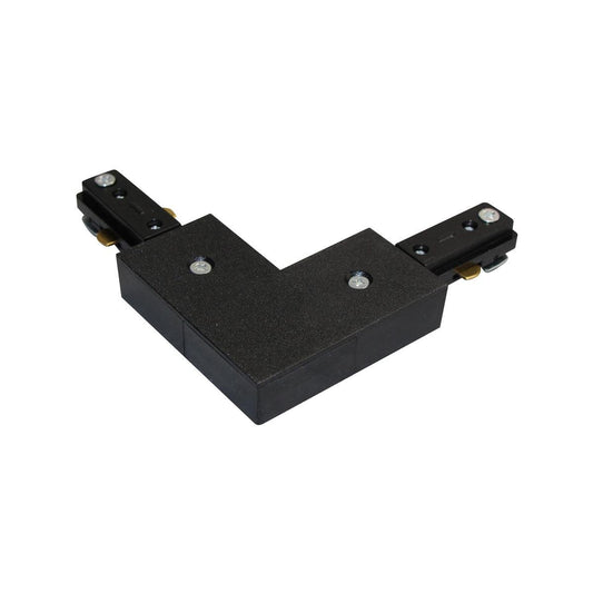 Mercator Single Track Circuit L Shaped Joiner 117mm Black - 10A - Auzzistore