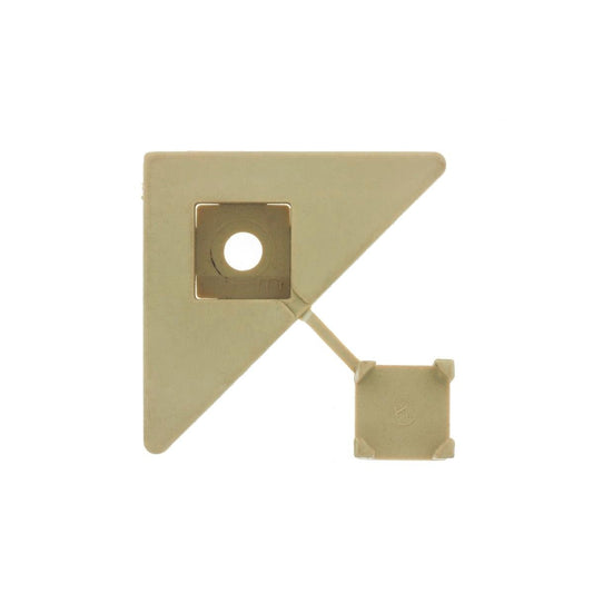 Jack Matrix Diamond Clips - 12 Pack - Plastic - Smooth Cream - Auzzistore