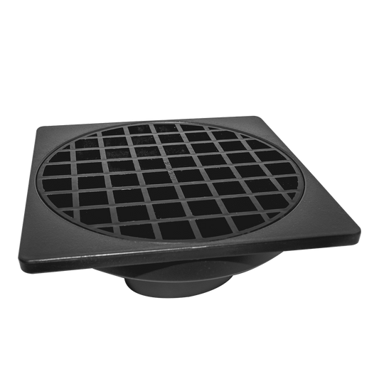 Holman D Square Grate 150mm x 150mm ABS Plastic Robust Drainage
