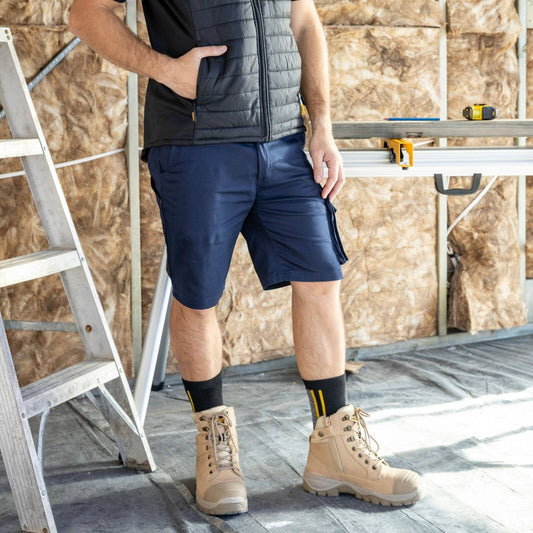 Dewalt Navy Bennington Prostretch Shorts Size 40 - 360° Flexibility - UPF 50+ – view 2