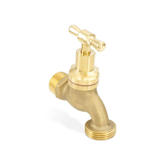Brasshards 1/4 Turn T Head Mi Hose Tap 20mm Lead-Free Brass - Durable & Leak-Proof - Auzzistore
