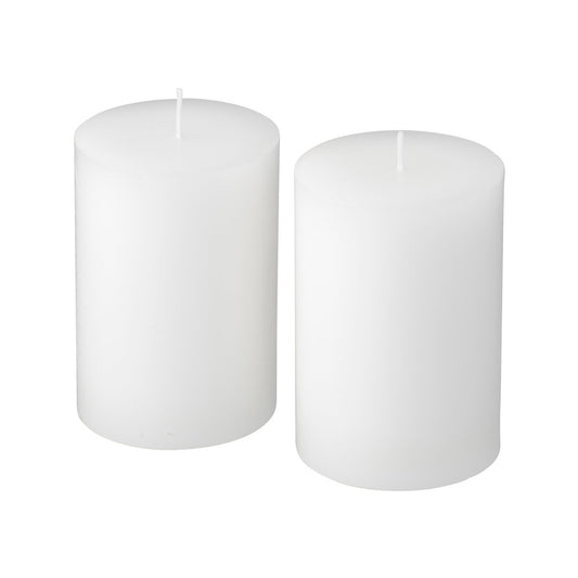 Citronella White Pillar Candle 2 Pack - 10cm - Mosquito Repellent – view 2 - Auzzistore