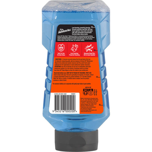 ArmorAll Windscreen Wash Concentrate 500ml - Low Foaming - Streak-Free – view 2