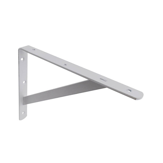 Carinya Heavy Duty Straight Stayed Bracket 250x200mm Steel White - Auzzistore