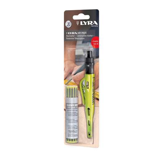Lyra Carpenters Pencil - 12 Piece - Graphite - Automatic Lead Feed - Auzzistore