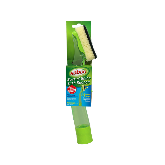 Sabco Save N Shine Trigger Dish Sponge - 90mm Plastic - Ergonomic Design – view 2