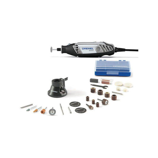 Dremel 3000 Rotary Tool Kit 130W Plastic Versatile Precision Tool - Auzzistore