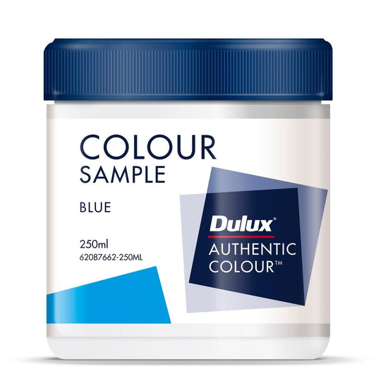 Dulux Blue Sample Pot 250ml Water Based Low Sheen Indoor Use
