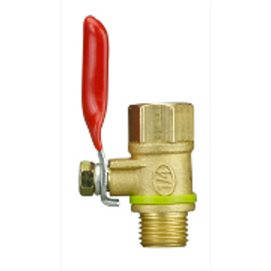 PowerFit 1/4 BSP Inline Valve Air Tool Fitting Brass Durable Control - Auzzistore