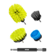 Ryobi 5 Piece Drill Brush Set - 285mm x 90mm x 218mm - Versatile Cleaning Tools