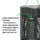 Gecko Medium LED Zapper - Insect Control Device - 30m Coverage - Weatherproof