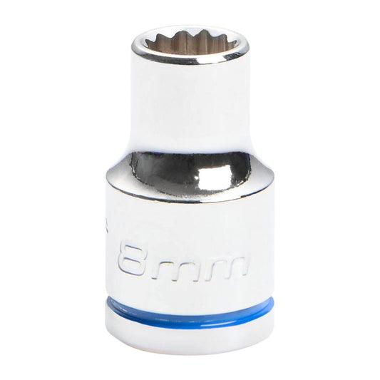 Kincrome 8mm 3/8 Square Drive Socket - Chrome Vanadium Steel - Rust Resistant - Auzzistore