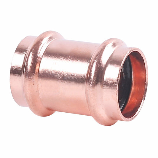 Smartex Press 25mm Copper Slip Coupling - Flame-Free Fitting - 1 Pack - Auzzistore