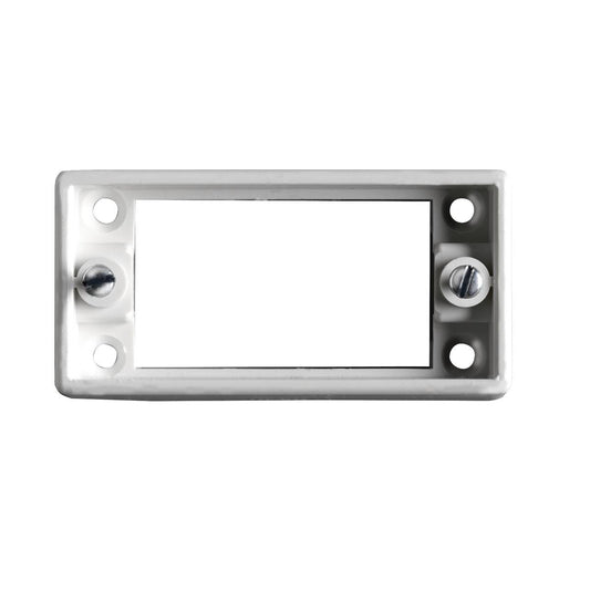 HPM Mounting Block - Architrave Switch - 25mm Deep - ABS Plastic - White