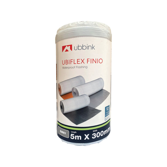 Cagroup Ubiflex Finio Flashing - 300mm x 5m - Grey - Lead-Free Waterproof - Auzzistore