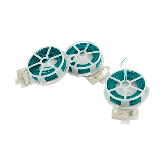 Garden Wire 3 Pack - PVC Coated Steel - 0.61mm - Flexible & Durable - Auzzistore