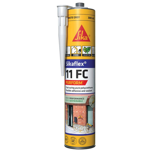 Sika Sikaflex 11 FC Purform - 300ml - Concrete Grey - Elastic Adhesive & Sealant