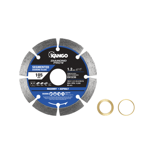 Kango Diamond Saw Blade - 105mm - Segmented - Dry Cutting – view 2 - Auzzistore