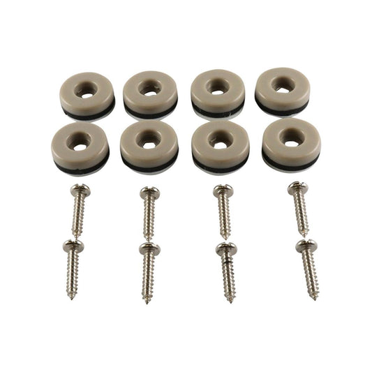 Surface Gard Slide Glide - 22mm - Rubber - Indoor Use - 8 Pack - Auzzistore