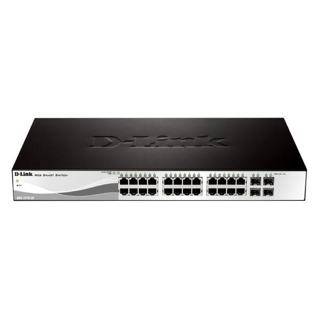 D-LINK DGS-1210-28 28-Port Gigabit WebSmart Switch with 24 UTP and 4 SFP Ports