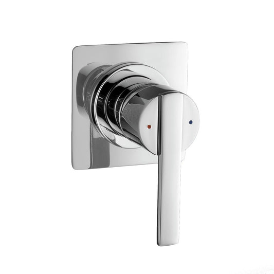 Stylus Yukon Bath Shower Mixer - 35mm Brass - Modern Design - Chrome