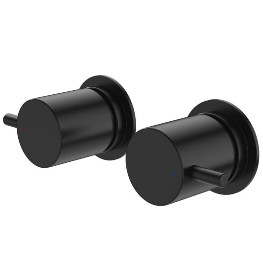 Caroma Luna Black Lead Free Lever Wall Top Assembly - 57mm x 58mm - Modern Design - Auzzistore