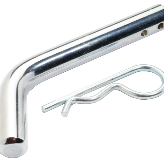 Ark Hitch Pin Round - Durable Steel Trailer Hitch Pin - Silver