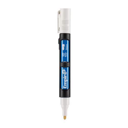 Empire White Liquid Paint Marker - 1 Pack - 21mm x 147mm - Fast-Drying Ink - Auzzistore
