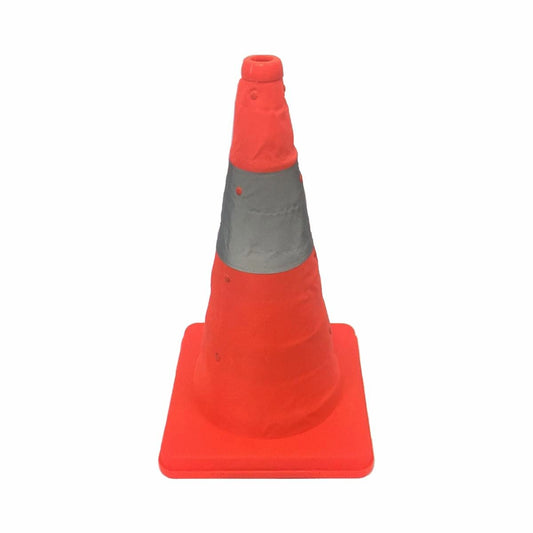 Brutus Retractable Cone 420mm PVC High-Vis Orange Stability