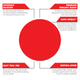 Diablo 150mm 120 Grit Abrasive Random Orbital Sheets 5 Pack - Red