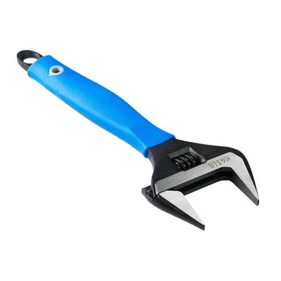 Kincrome 200mm Adjustable Wide Mouth Wrench - Chrome Vanadium Steel - Ergonomic Handle