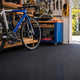 Matpro Rubber Matting 1x2m Black 3mm Thick Anti-Slip Fine Rib
