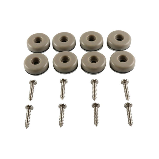 Surface Gard Slide Glides - 25mm - Rubber - Easy Installation - 8 Pack - Auzzistore