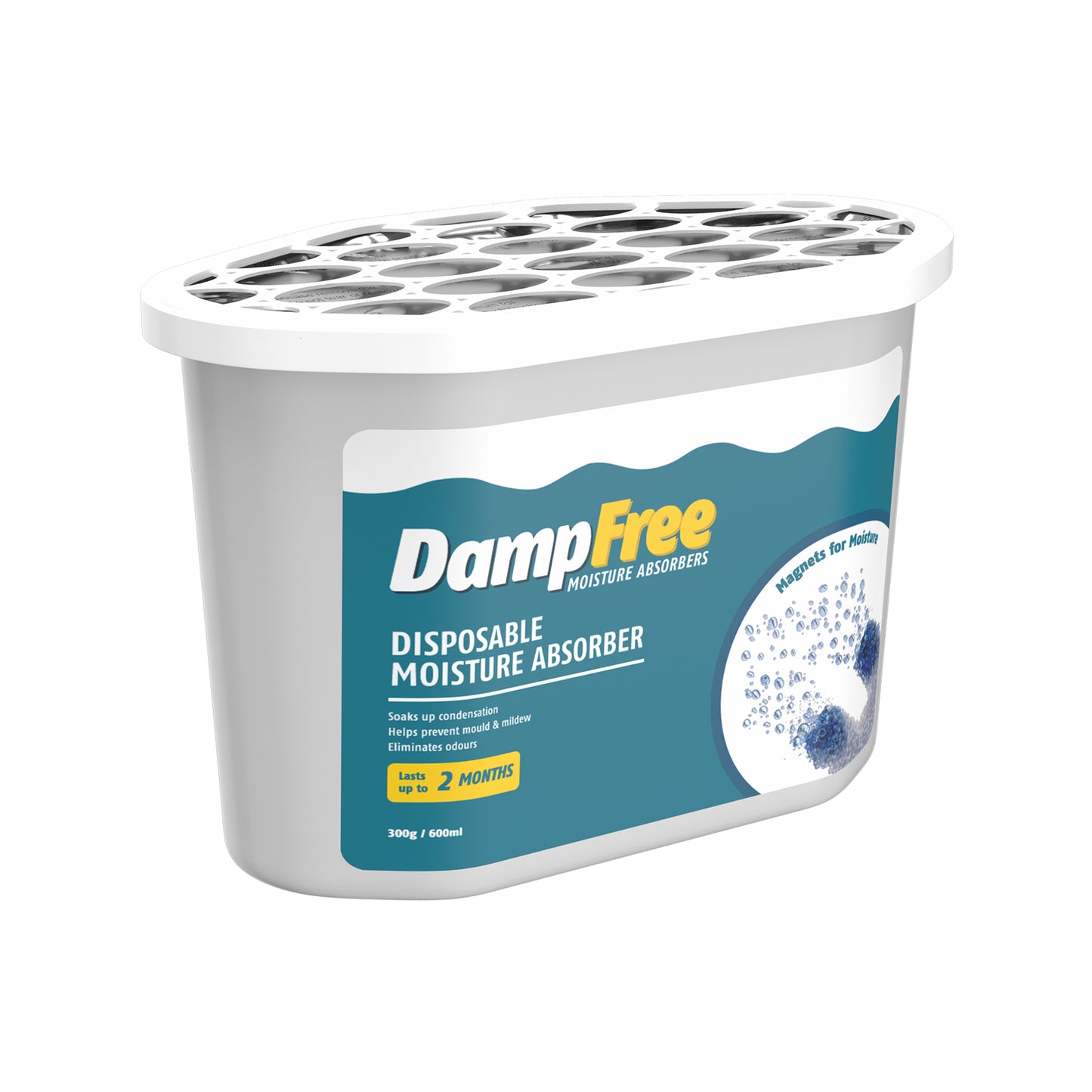 DampFree 300g Disposable Moisture Absorbers - 2 Pack