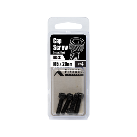 Pinnacle M5 x 20mm Black Oxide Socket Head Cap Screws - Pack of 4 – view 2 - Auzzistore