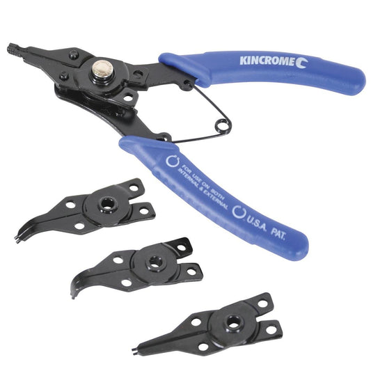 Kincrome 160mm Circlip Combination Pliers Set - Carbon Steel - Heavy Duty - Auzzistore