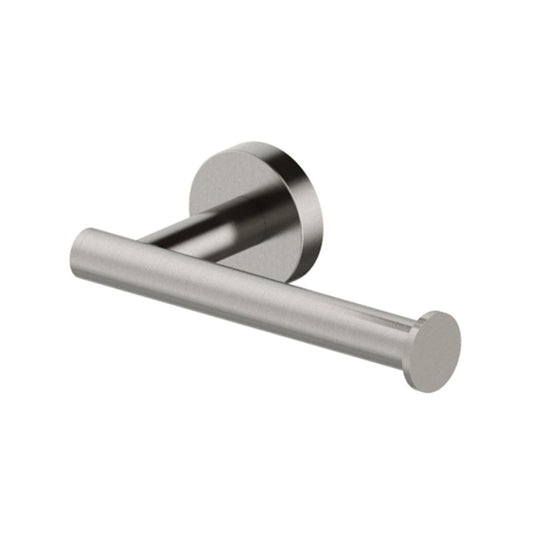 Gareth Ashton Brushed Nickel Poco Toilet Roll Holder - Wall-Mounted - 166mm x 88mm x 54mm - Durable Design - Auzzistore